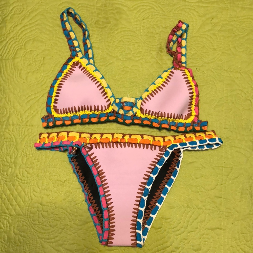Multicolor Reversible Swimsuit Size: M